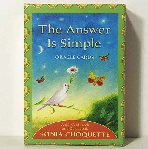 The Answer Is Simple Oracle Cards by Sonia Choquette - 62-Card Deck & Guidebook