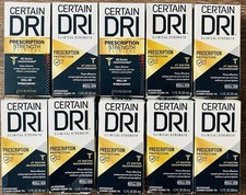 Certain Dri Prescription Strength Clinical Antiperspirant Deodorant 10 pack