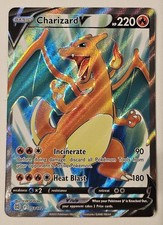 Charizard V (Full Art) Ultra Rare SWSH09: Brilliant Stars 153/172 NM