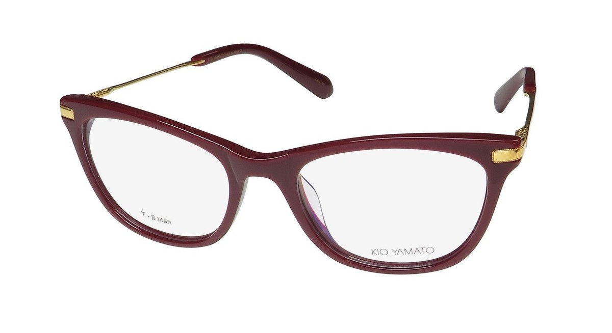 NEW KIO YAMATO KP-185U AUDREY EYEWEAR WOMENS JAPAN 51-18-143 OVAL
