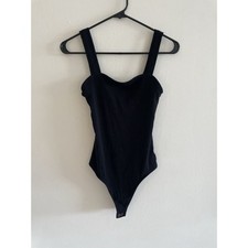 American Eagle One Piece Bodysuit Black Size L