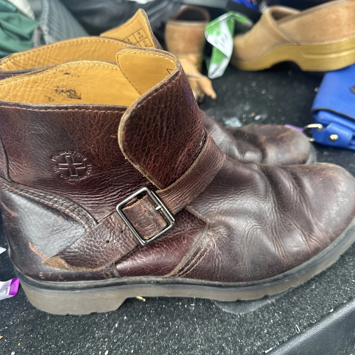 Dr. Martens Brown Buckle Boots for Men for Sale | Shop New 