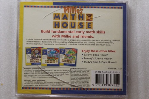 Millies Math House PC CD-ROM Sealed Cracked Case - Bild 2 von 2