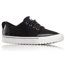 Sorel Campsneak Low Top Black White Lace Up Sneakers Comfort Support Size 6.5