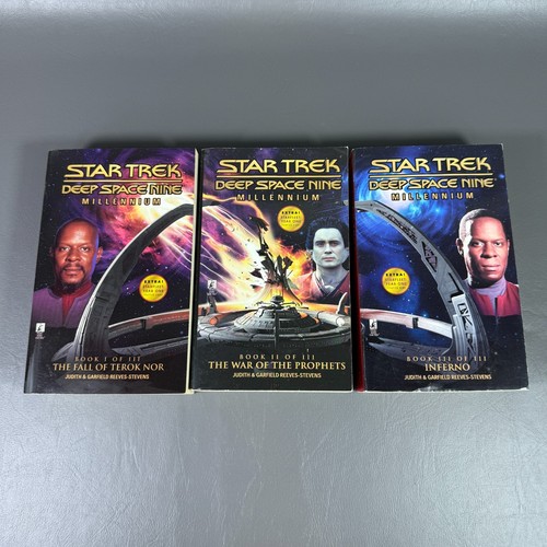 Star Trek Deep Space Nine Millennium Trilogy Set of 3 Paperback Pocket Books - Picture 3 of 4