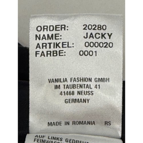 Italian Vanilia Black Stretch Straight Leg Jacky Trousers Pants Womens Sz 12 NWT - Picture 13 of 16