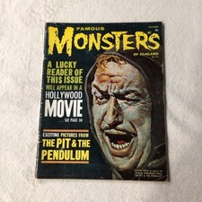 Vintage Famous Monsters of Filmland rivista Warren pubblicazione #14