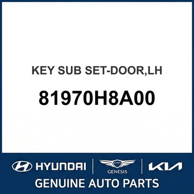 2018-2023 Kia Rio Key Sub Set-Door OEM New 81970H8A00