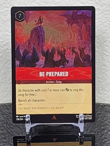 ディズニーロルカナ　物語の始まり　BE PREPARED ルビー　ノンフォイル Be Prepared Lorcana | eBay