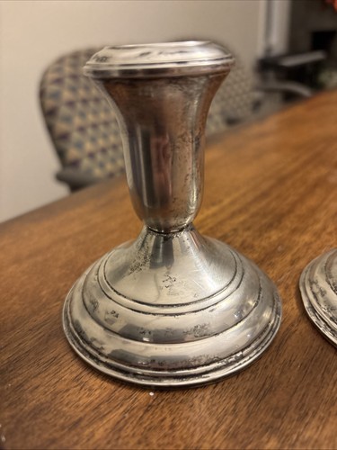 Vintage Reed & Barton Sterling Silber Nr. 432 Kerzenständer guter Zustand - Bild 2 von 13