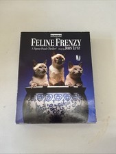 Bepuzzled Feline Frenzy 500 piece Jigsaw Puzzle Thriller! Story by John Lutz