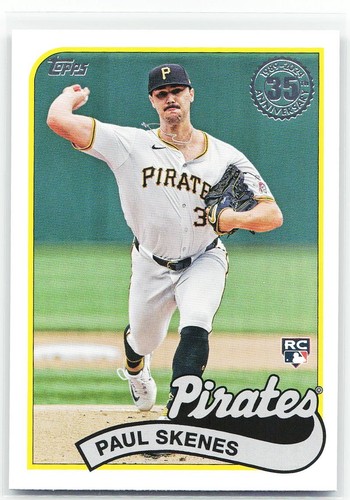 đ„ 2024 Topps Update #89US-46 Paul Skenes 1989 Topps Baseball 35th Anniversary