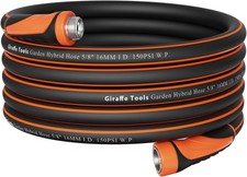 Giraffe Tools Garden Hose Leader Short Water Hose Flexible 3-100FT Burst 600 PSI