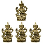 4 PCS Ornaments Vintage Decoration Creative Decorative Statues Sculpture