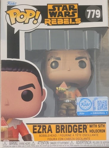 Funko Pop! Vinyl: Star Wars - Ezra Bridger with Sith Holocron 779
