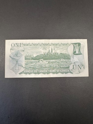 Collectable 1973 Canada $ 1 Banknote Crow / Bouey - Foto 2 di 2