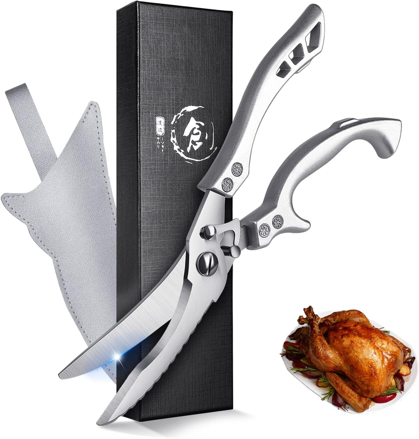 Trinciapollo Tradizionale Professionale Forbici da Cucina Robuste