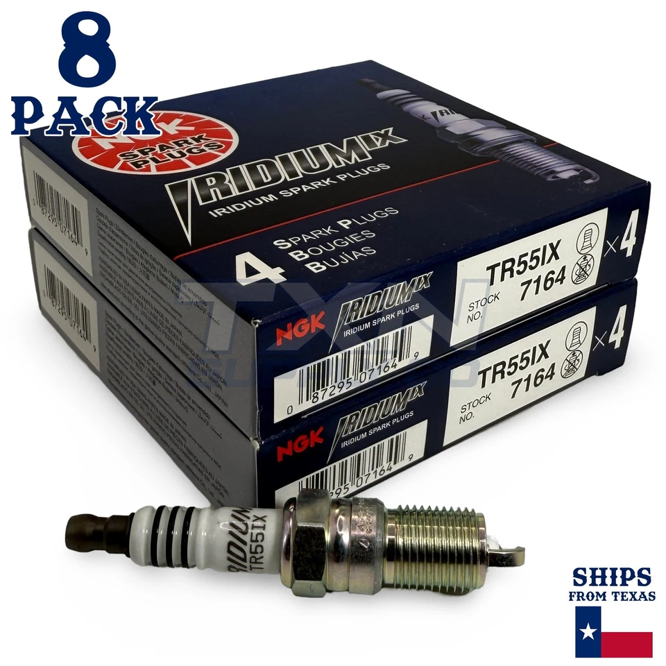 8 Pack NGK Iridium IX Spark Plugs 1996-2002 for Chevrolet Express 2500 V8 5.0 - Image 2 of 3