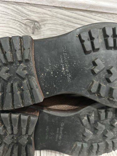 To Boot New York Boots Men's US Adam Derrick Italian Brown Leather Combat Ankle - Picture 8 of 11