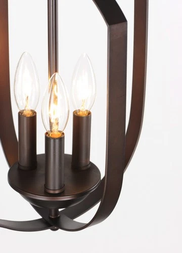 Maxim 10033 Provident 3 Light 10"W Taper Candle Mini Pendant - Picture 7 of 14