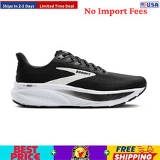 Brooks Women's Ghost 17 Running Shoes, Black/Grey/White
