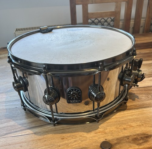 Natal Meta Series' Steel 14x6.5 Snare Drum - Picture 6 of 9