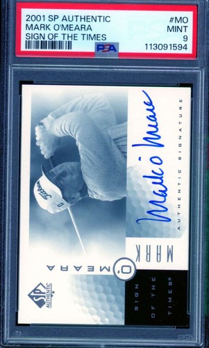 Mark O'Meara Card 2001 SP Authentic Sign Of The Times (pop 2) #MO PSA 9 - 第 1/2 張圖片