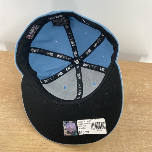 New Era 7 1/8 Memphis Redbirds MiLB Blue Onfield 59fifty Fitted Hat - Foto 5 di 6