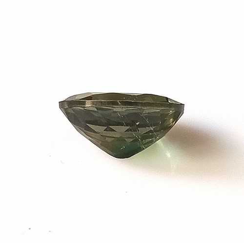 Grüner Turmalin 9 x 11 mm oval natürlich facettiert unbehandelt lose Edelstein 3,30 kt - Bild 8 von 8