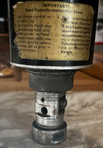 Tapmatic 70 TC/DC umkehrbarer Gewindeschneidaufsatz #10-5/8" Max RPM 1000 USA - Bild 6 von 10