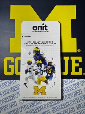 2025 Onit Michigan Wolverines Football BASE - ''PICK YOUR PLAYER  FREE SHIPPING!