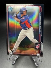 2015 Bowman #BCP43 Francisco Mejia Chrome Prospects Black Refractor