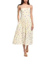 Garrie B Drop-Waist Midi Dress Women's