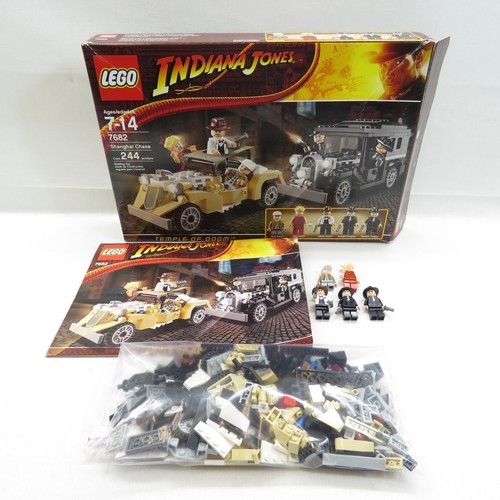 LEGO Indiana Jones: Verfolgungsjagd in Shanghai (7682) 100% vollständig mit Anleitung Karton