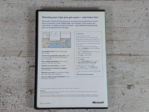 Microsoft Streets & Trips 2008 - DVD-ROM - X13-51895-01 - Afbeelding 2 van 5