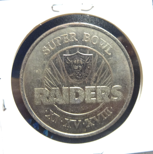 NFL 2001-2002 Super Bowl Raiders Token 👀 - Bild 2 von 2