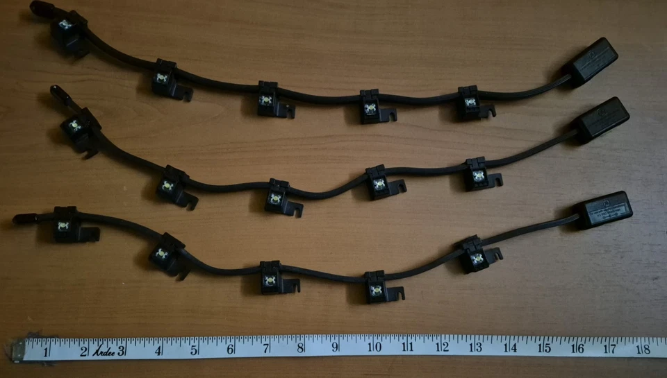 GE Flexible LED Light String 18" Vintage LOT OF 3  - Imagem 4 de 4