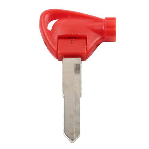 Left Ignition Key Blank Uncut Blade Red FITS For Yamaha Motorbike Scooter - Picture 6 of 12