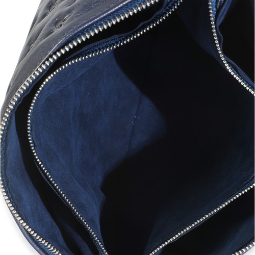Louis Vuitton Navy Monogram Embossed Lambskin Coussin PM - Bild 2 von 9