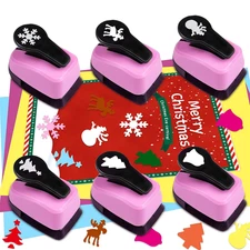 Paper Punch Shape Hole Puncher Craft Punches 1 Inch Christmas Punches Scrapbooki