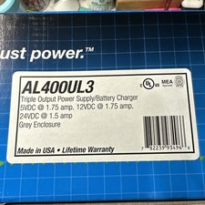 *NEW*  Altronix AL400UL3 Power Supply Battery Charger  5VDC/12VDC or 24VDC