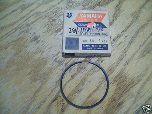 YAMAHA RT1 284-11611 FOURTH OVER PISTON RING SET 1 QUANTITY OEM FREE SHIPPING - Bild 1 von 1