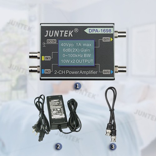DPA-1698 2CH Function Generator Amplifier 0-100KHz 10W*2 DDS Signal GeneratoraM - Picture 2 of 12