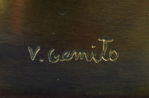 Vincenzo Gemito Grande scultura Busto bronzo dorato nudo donna 1900 XX Liberty - Foto 24 di 24