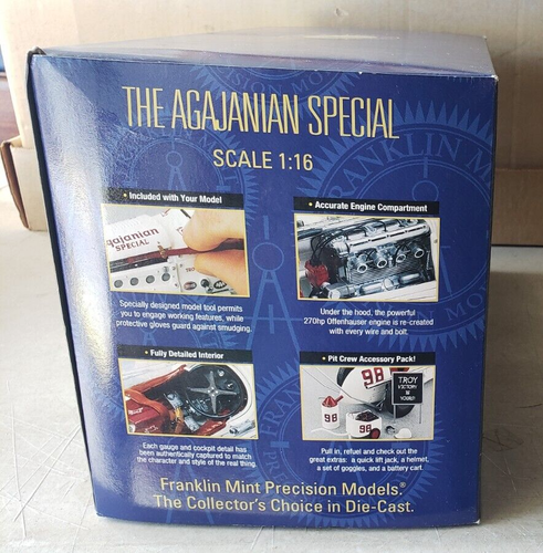 Franklin Mint The Agajanian Spaicial 98 Open Wheel Racer 1:16 Scale DieCast - Picture 8 of 22