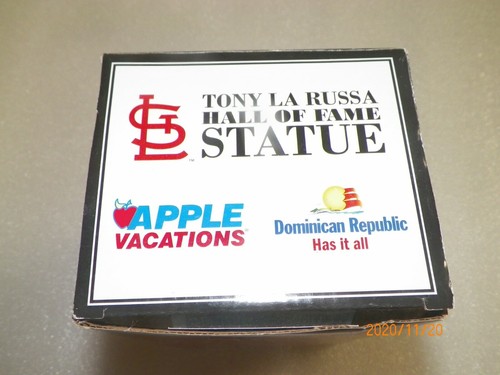 ST. LOUIS CARDENALS TONY LaRUSSA 2014 ESTATUA CORTE CON BOLETO DE JUEGO - Imagen 9 de 9