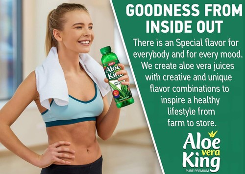OKF Aloe Vera King Drink, Original, 16.9 Fluid Ounce (Pack of 12) - Picture 7 of 8