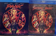 Panic (Blu-ray, 2019) Satanic Panic NEW SEALED Walmart Slipcover HORROR COMEDY