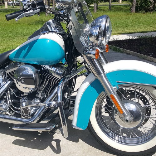 Chrome 1 1/4" Engine Guard Crash Bar Fit For Harley Softail Deluxe FLSTN 2005-17 - Bild 8 von 14