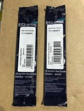 ECLIPSE JUNIOR HACKSAW BLADES 10 X WOOD 10 X METAL HACK SAW BLADES